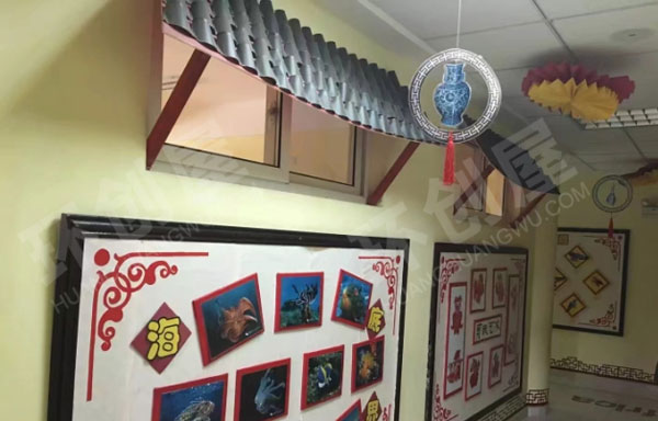 幼儿园中国风手工剪纸绘画作品展示图片