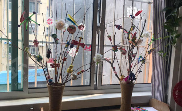 幼儿园中国风艺术作品展示图片