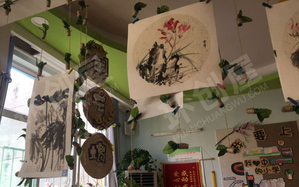幼儿园中国风艺术作品展示图片
