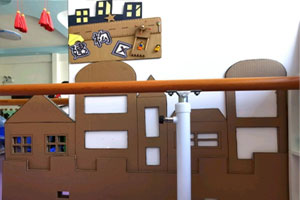 幼儿园环创建构区进区规则挂饰图片3张