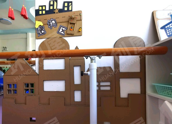 幼儿园环创建构区进区规则挂饰图片