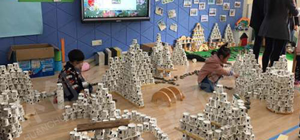 幼儿园纸杯创意建构作品图片