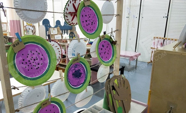 幼儿园美工区各种美工材料作品图片