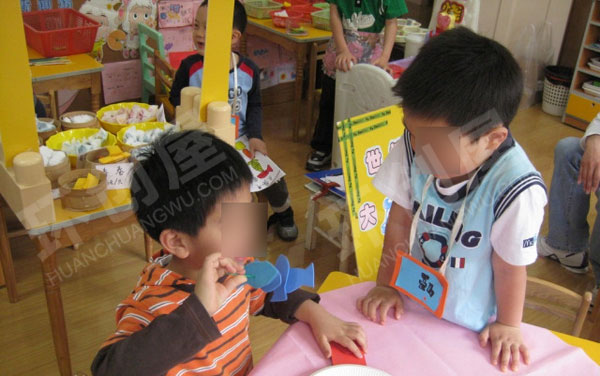 幼儿园角色游戏串串烧小吃店图片