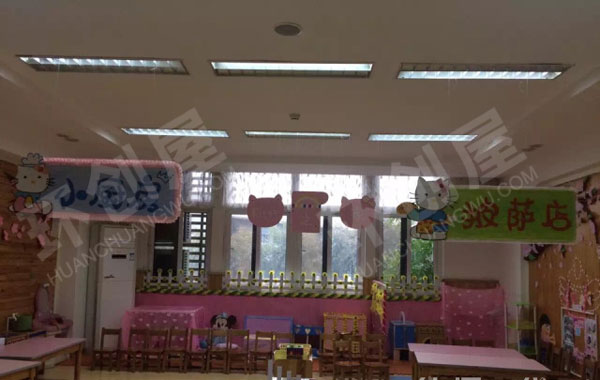 幼儿园角色游戏纯手工小餐厅图片