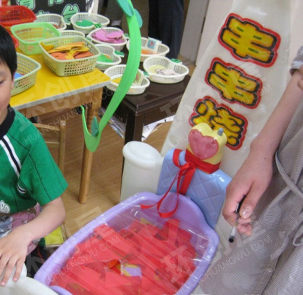 幼儿园角色游戏串串烧小吃店图片