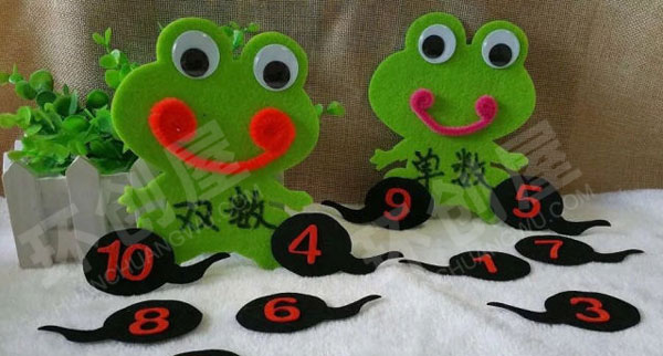 幼儿园益智区不织布手工好玩教玩具图片