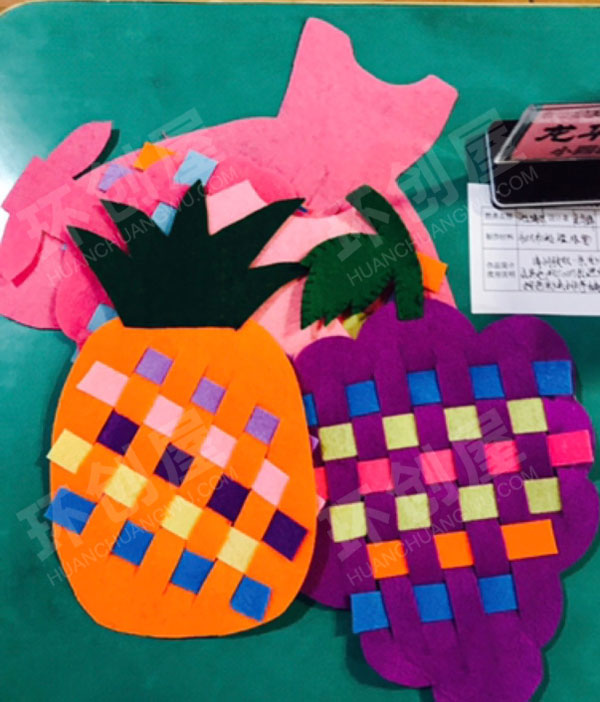幼儿园益智区各种各样不织布玩教具图片