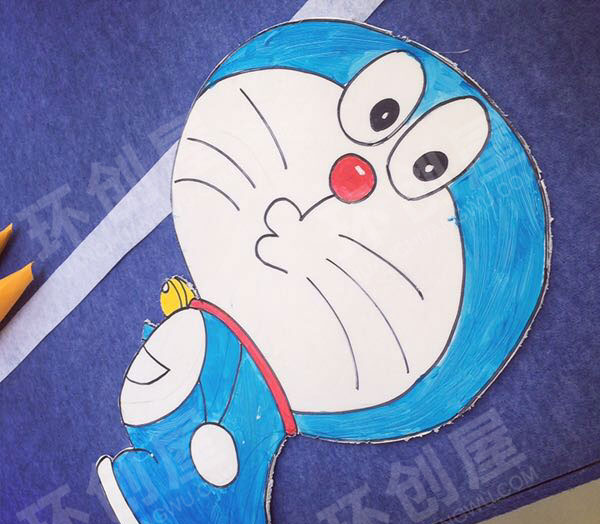 幼儿园多啦A梦主题墙图片
