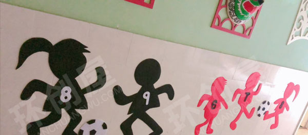 幼儿园足球校园足球特色主题墙图片