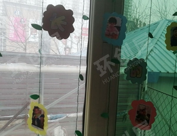 幼儿园门窗照片挂饰图片