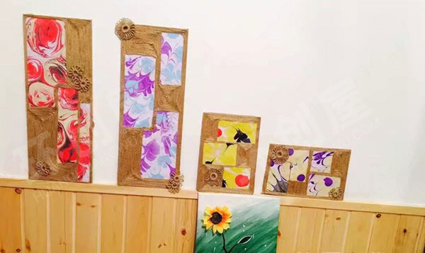 幼儿园DIY树枝作品展示图片