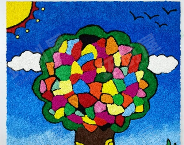 幼儿园各种好看卡通风格作品展示图片