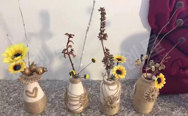 幼儿园DIY树枝作品展示图片