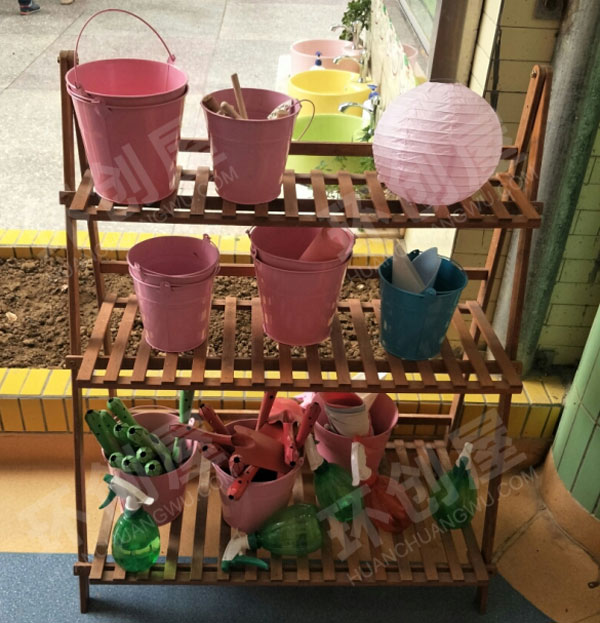 幼儿园户外环创植物角工具图片