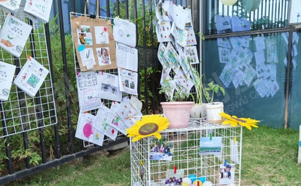 幼儿园户外环创春天主题成果展图片