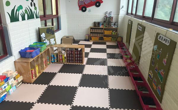 幼儿园建构区各种材料摆放图片
