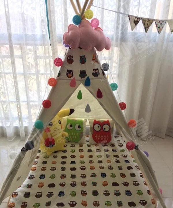 幼儿园阅读区帐篷系列图书角图片