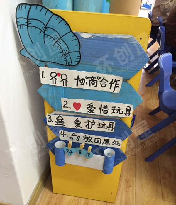 幼儿园阅读区海洋风格图书医院图片