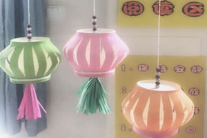 幼儿园美工区纸杯灯笼图片12张