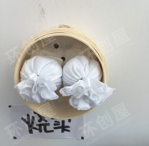 幼儿园角色游戏不织布手工传统小吃图片