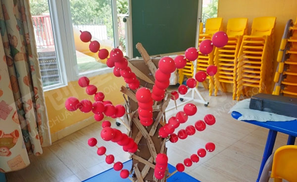 幼儿园角色游戏粘土手工美食城图片