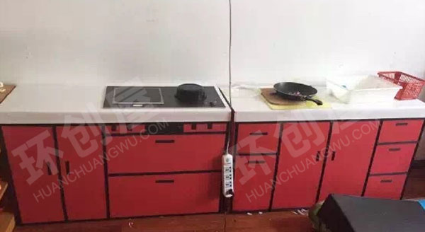 幼儿园角色游戏我的厨房大修建图片