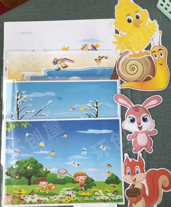 幼儿园益智区区域材料自制各种教学教具图片