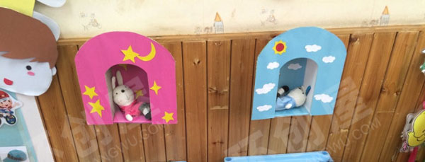 幼儿园环创益智区各种自制玩教具图片