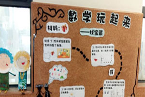 幼儿园数学玩起来墙面布置图片4张