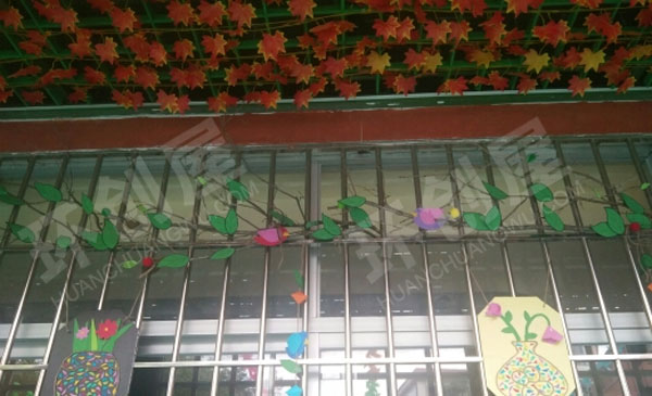 幼儿园手工美术作品窗户挂饰图片