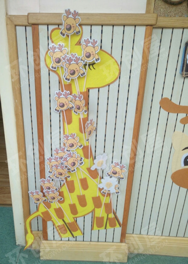 幼儿园森系自然风主题环创家园联系栏图片
