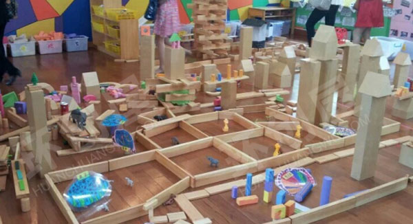 幼儿园建构区我设计的各种建筑图片