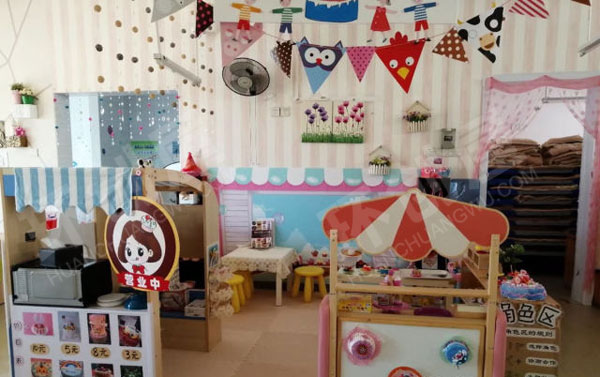幼儿园小可爱蛋糕店角色游戏图片