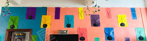 幼儿园森系小清新风格主题墙图片