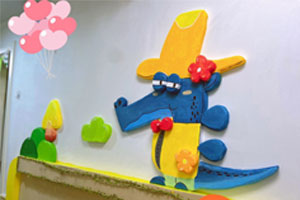 幼儿园动物植物卡通墙面布置图片8张