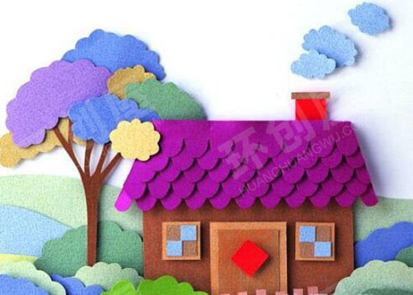 幼儿园简单好看的卡通墙面布置图片