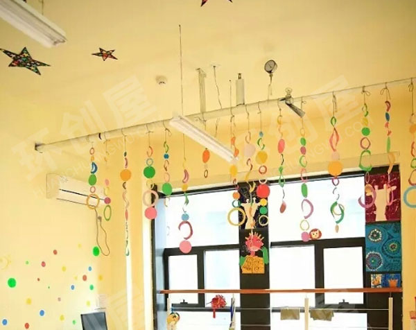 幼儿园彩色卡纸手工制作精美吊饰图片