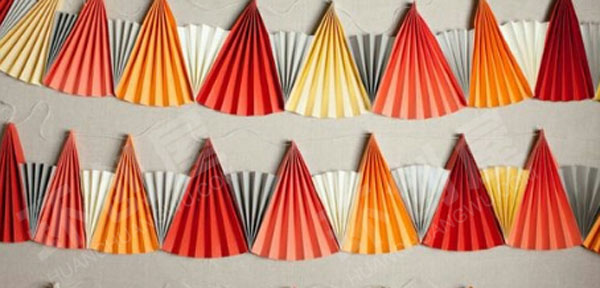 幼儿园环保折纸装饰吊饰图片