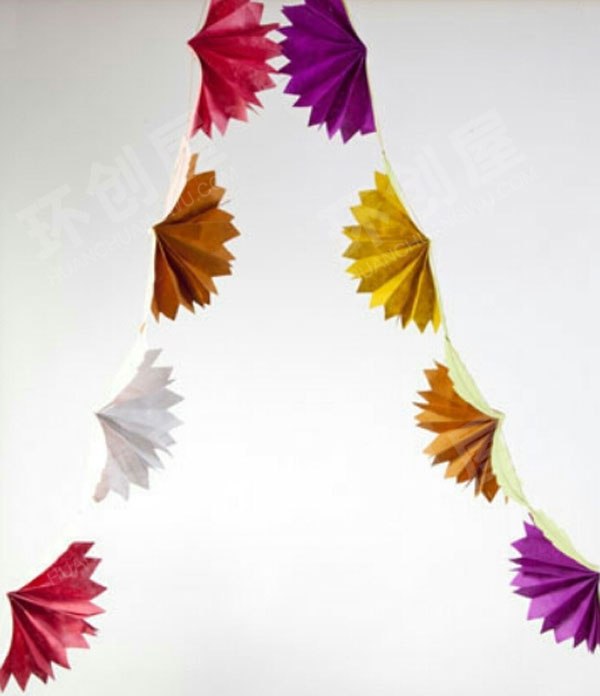 幼儿园环保折纸装饰吊饰图片