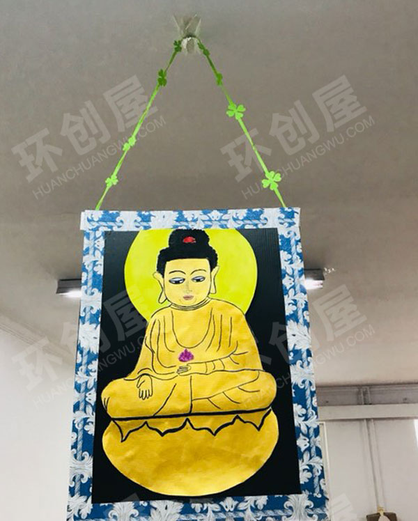 幼儿园创意泰国主题吊挂饰图片