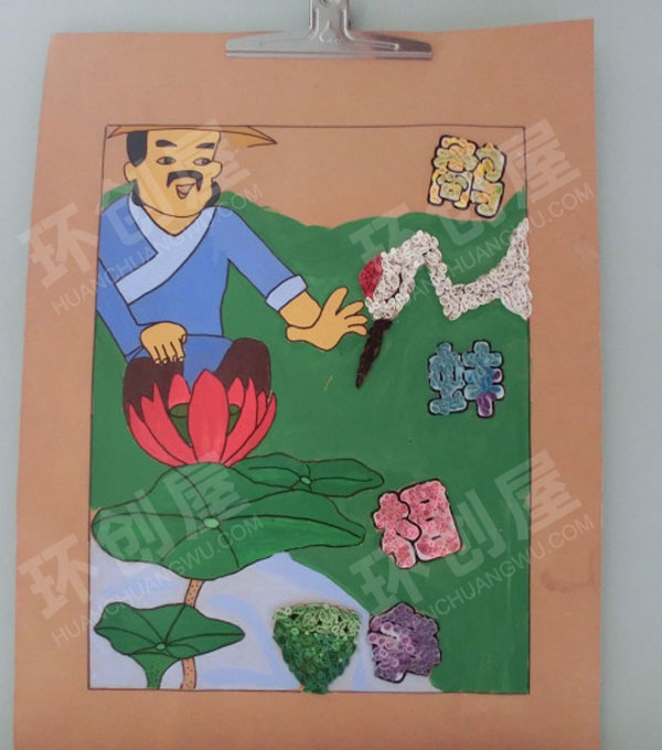 幼儿园成语装饰画中国风挂饰图片