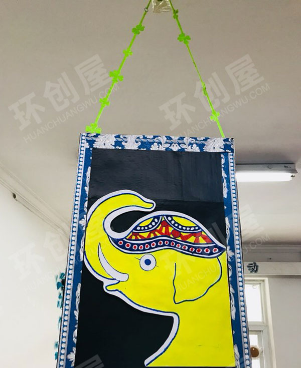 幼儿园创意泰国主题吊挂饰图片