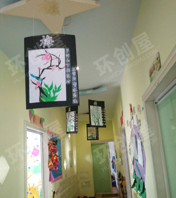 幼儿园创意中国风吊挂饰图片