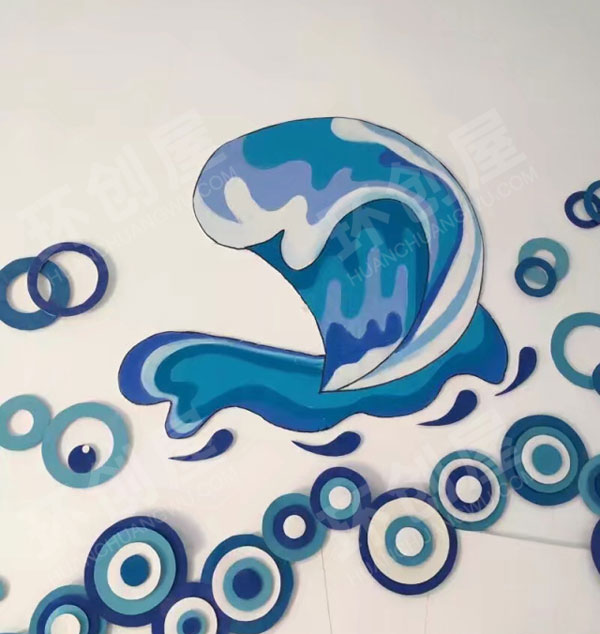 幼儿园走廊墙面来自深海的你主题图片