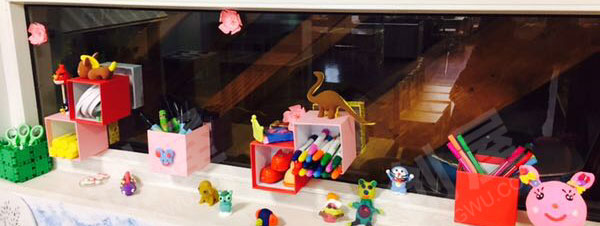 幼儿园卡纸粘土卡通动物作品展示图片