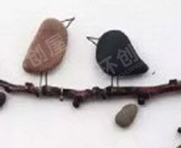 幼儿园石头画创意作品展示图片