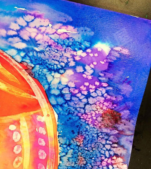 幼儿园水彩创意水母作品展示图片