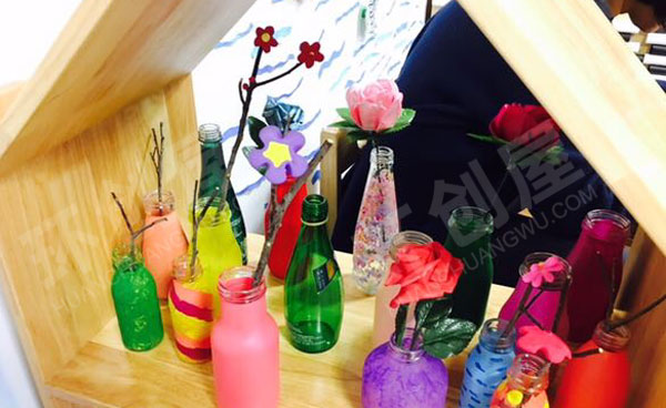 幼儿园卡纸粘土卡通动物作品展示图片