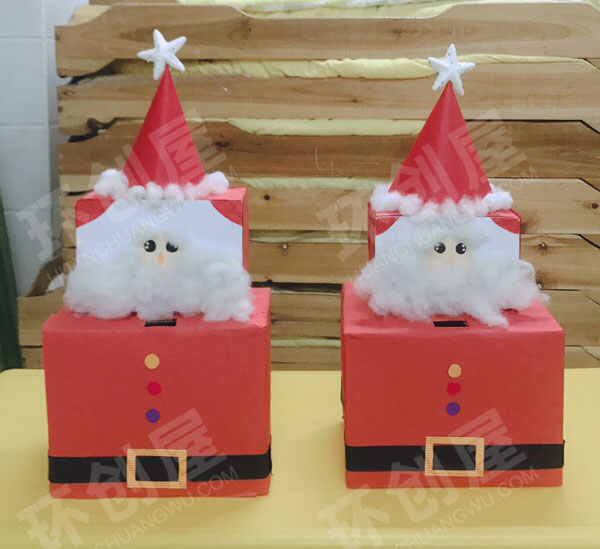 幼儿园圣诞主题立体作品展示图片